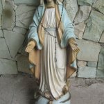 Statueta lemn sculptata