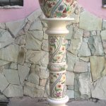 Stalpi pereche cu vase flori 